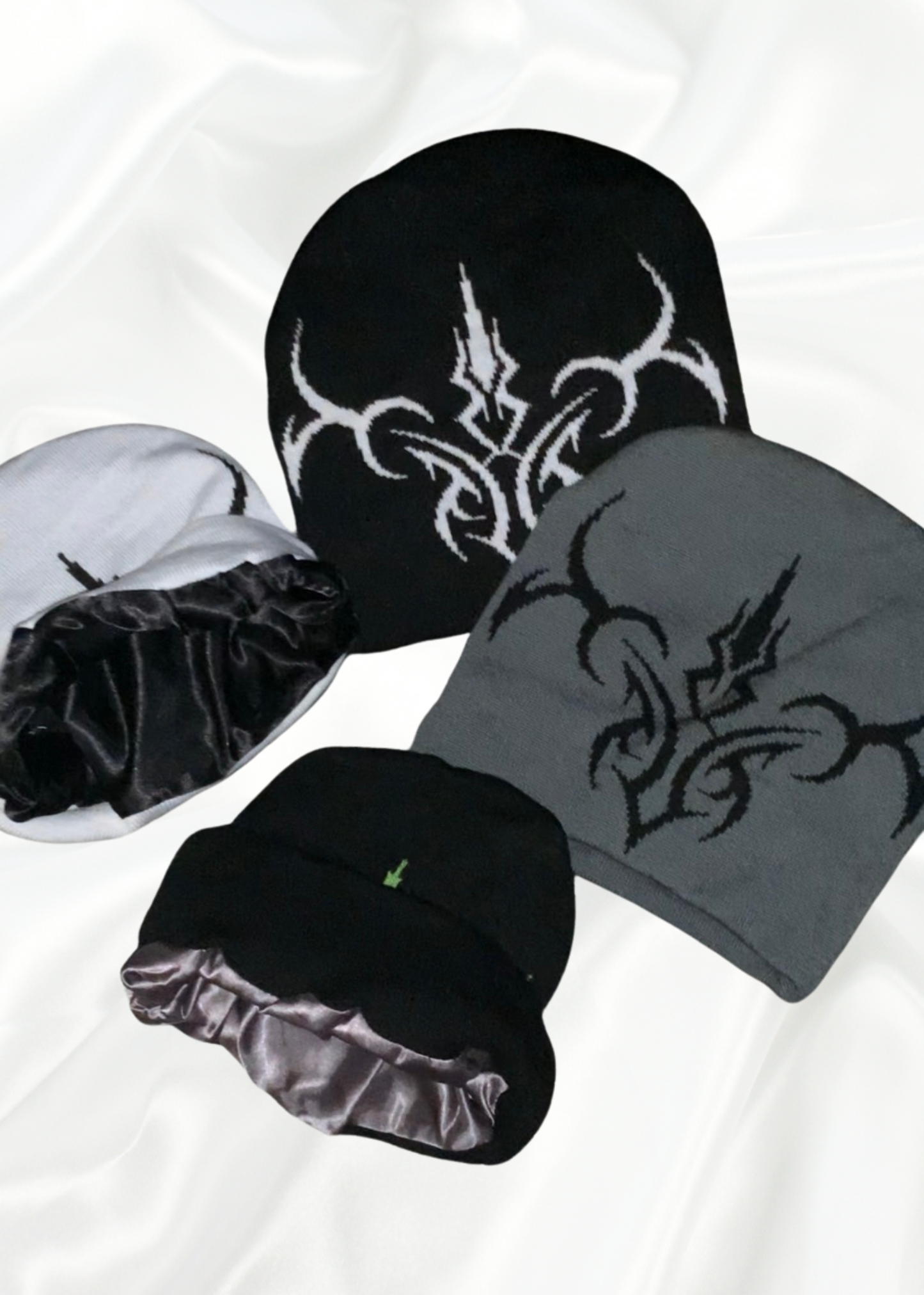 Black/Grey Archangel Beanies