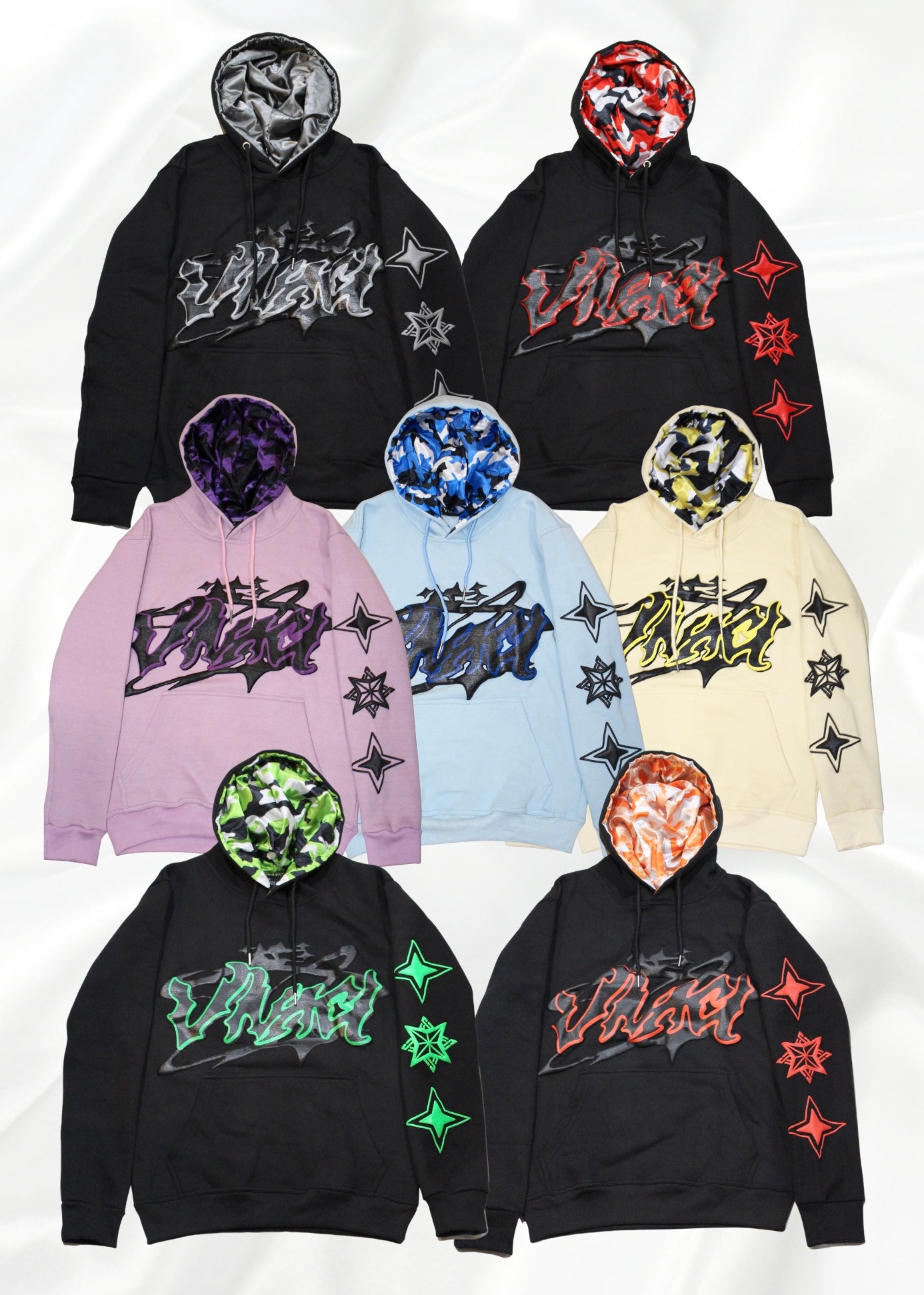 Opulence Collection: Puff Print Hoodies