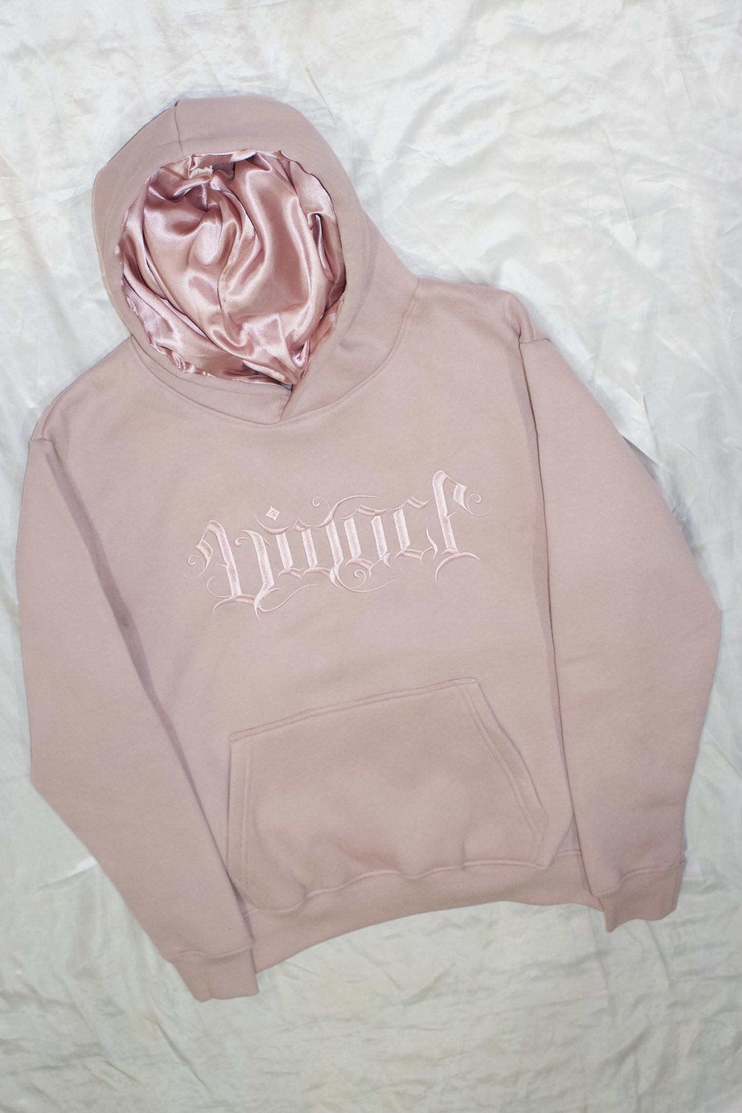 Euphoric Collection: Dusty Pink Embroidered Hoodie