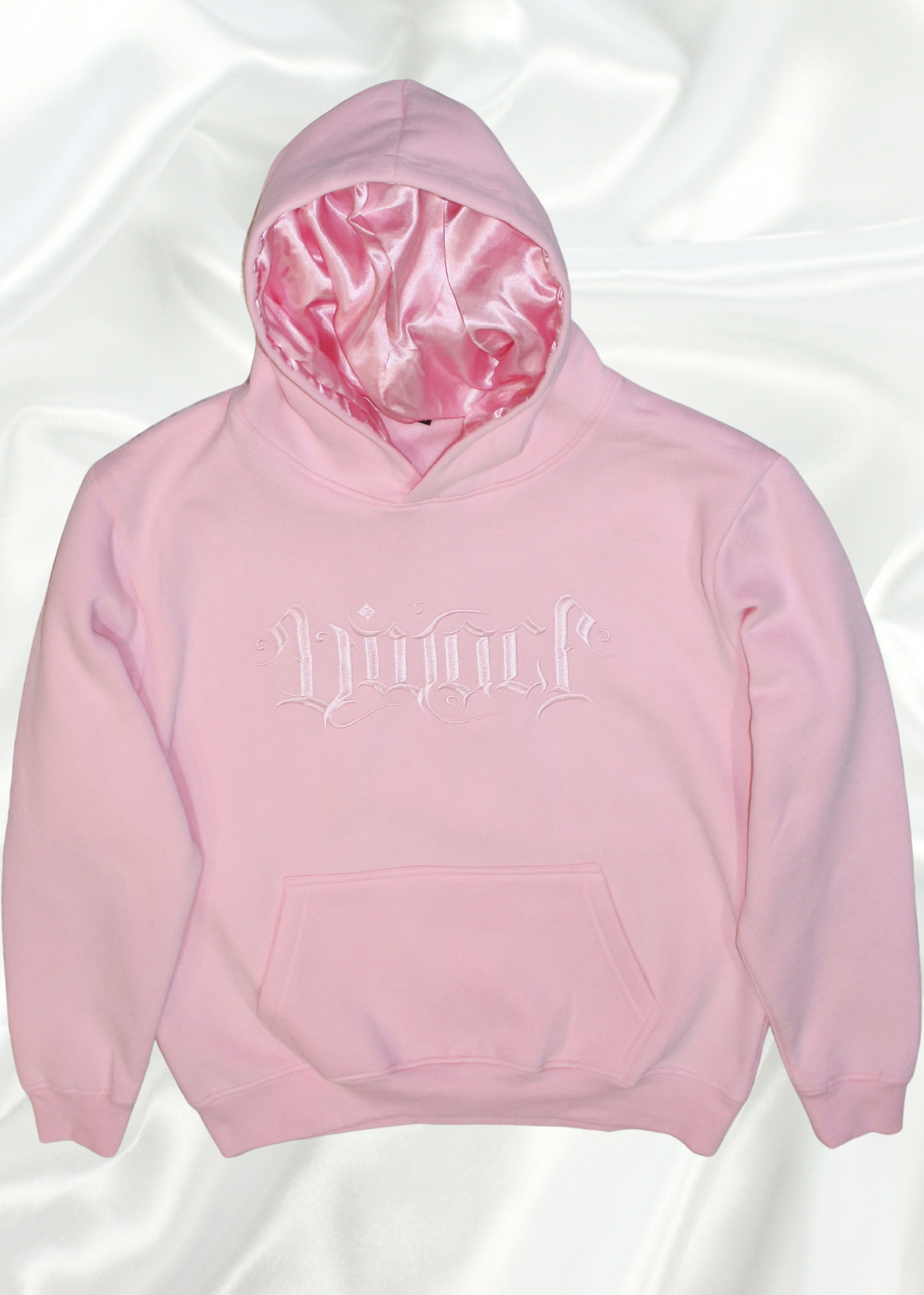 Euphoric Collection: Pink Embroidered Hoodie