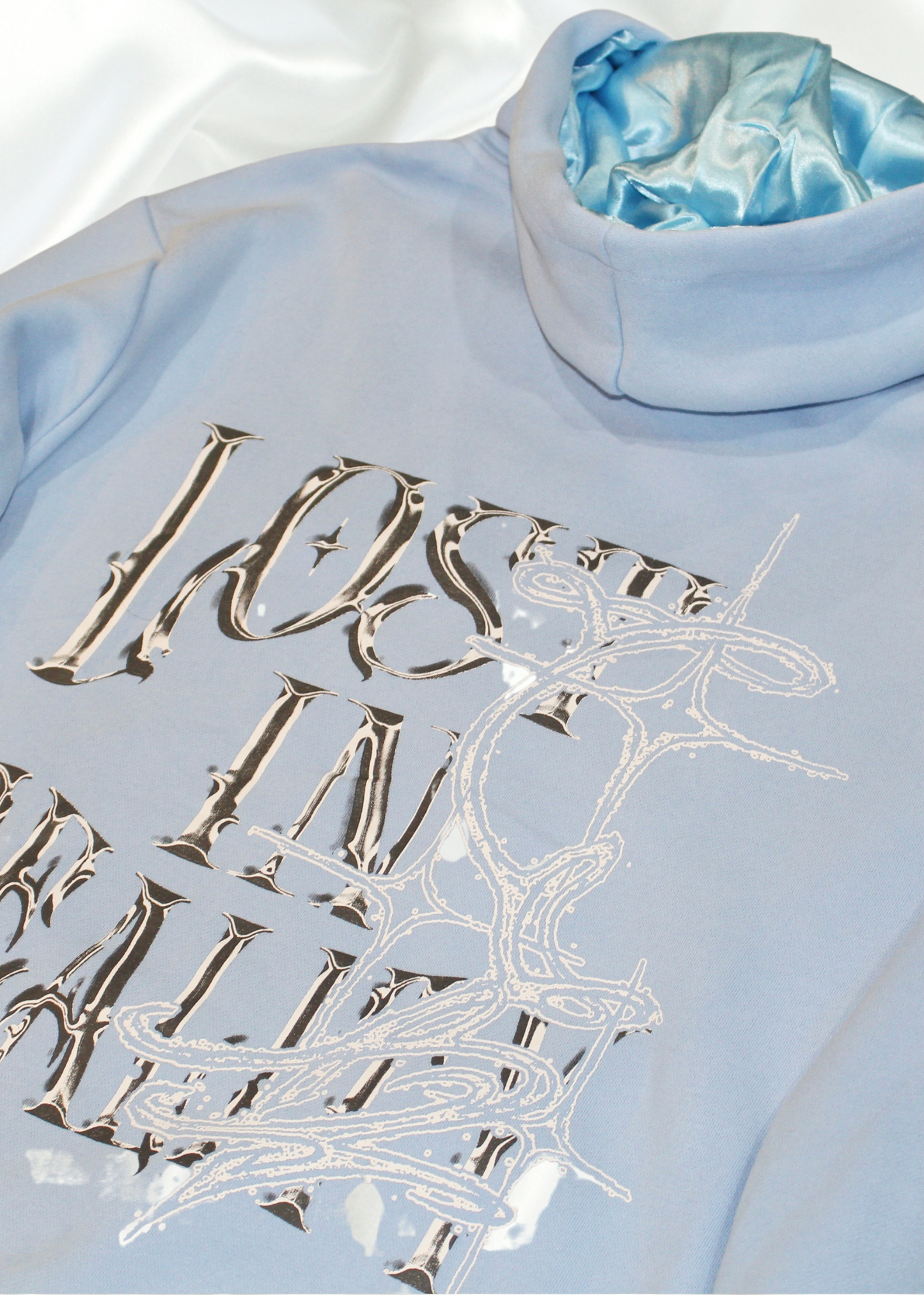 Euphoric Collection: Light Blue Embroidered Hoodie