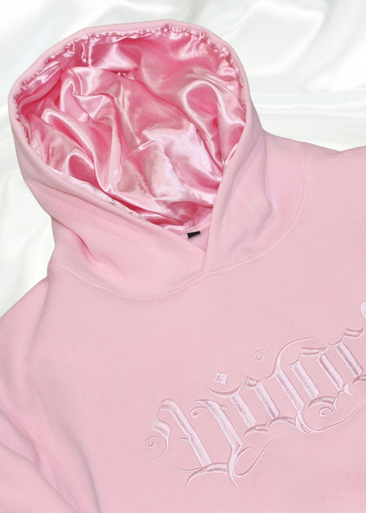 Euphoric Collection: Pink Embroidered Hoodie