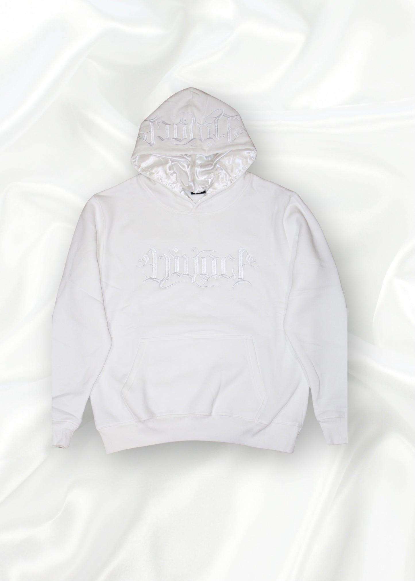 [NEW] Euphoric Collection: White Embroidered Hoodie