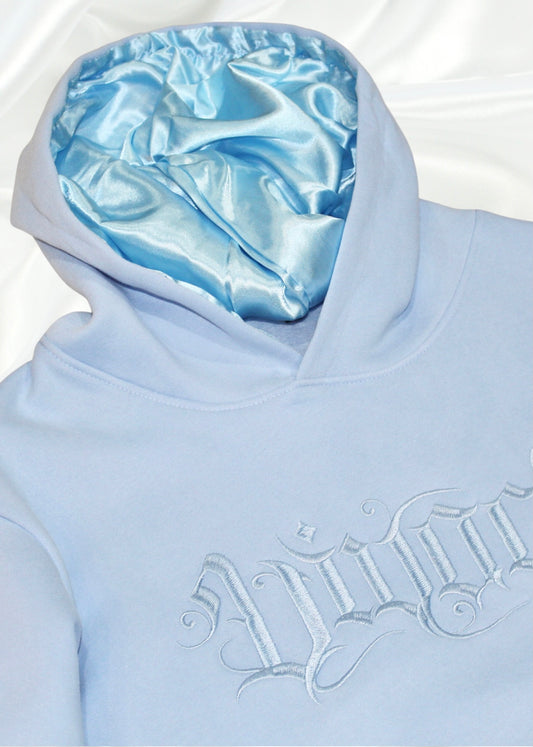 Euphoric Collection: Light Blue Embroidered Hoodie