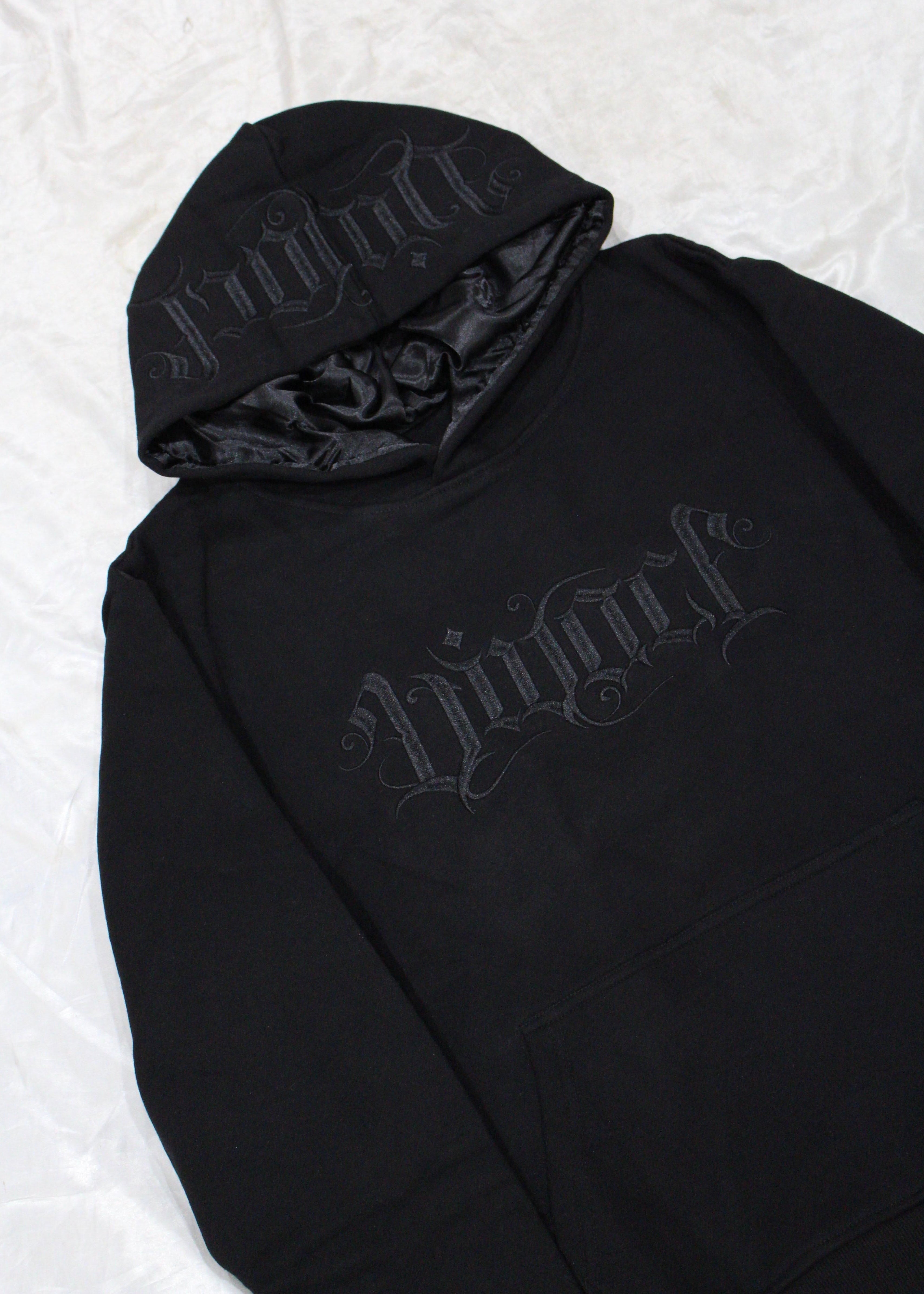 NEW] Euphoric Collection: Black Embroidered Hoodie – VIVACI
