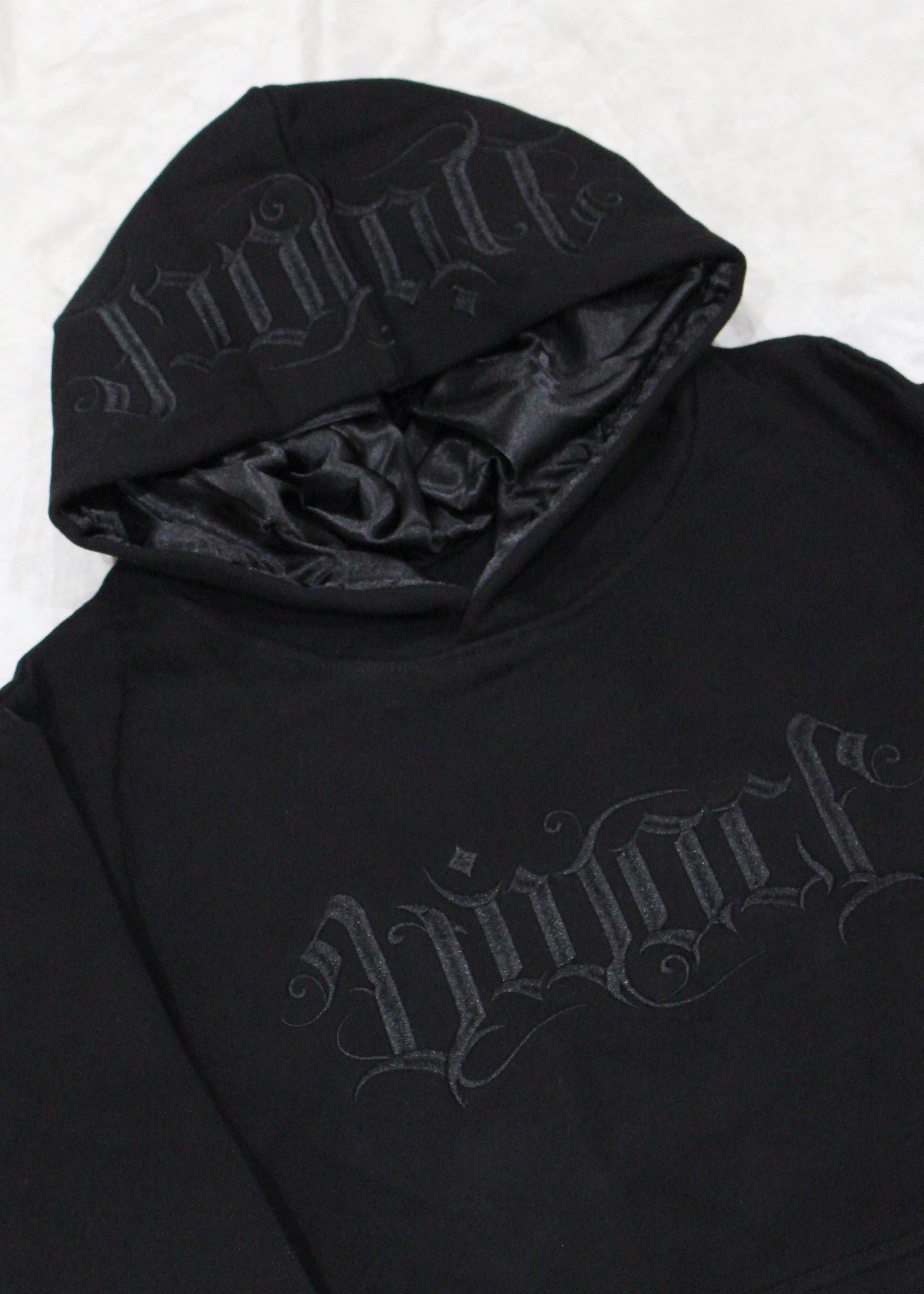 NEW] Euphoric Collection: Black Embroidered Hoodie – VIVACI