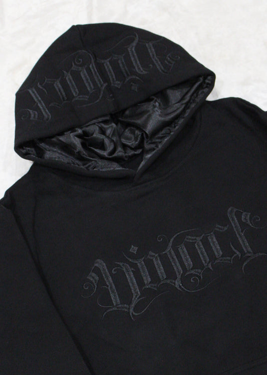 [NEW] Euphoric Collection: Black Embroidered Hoodie
