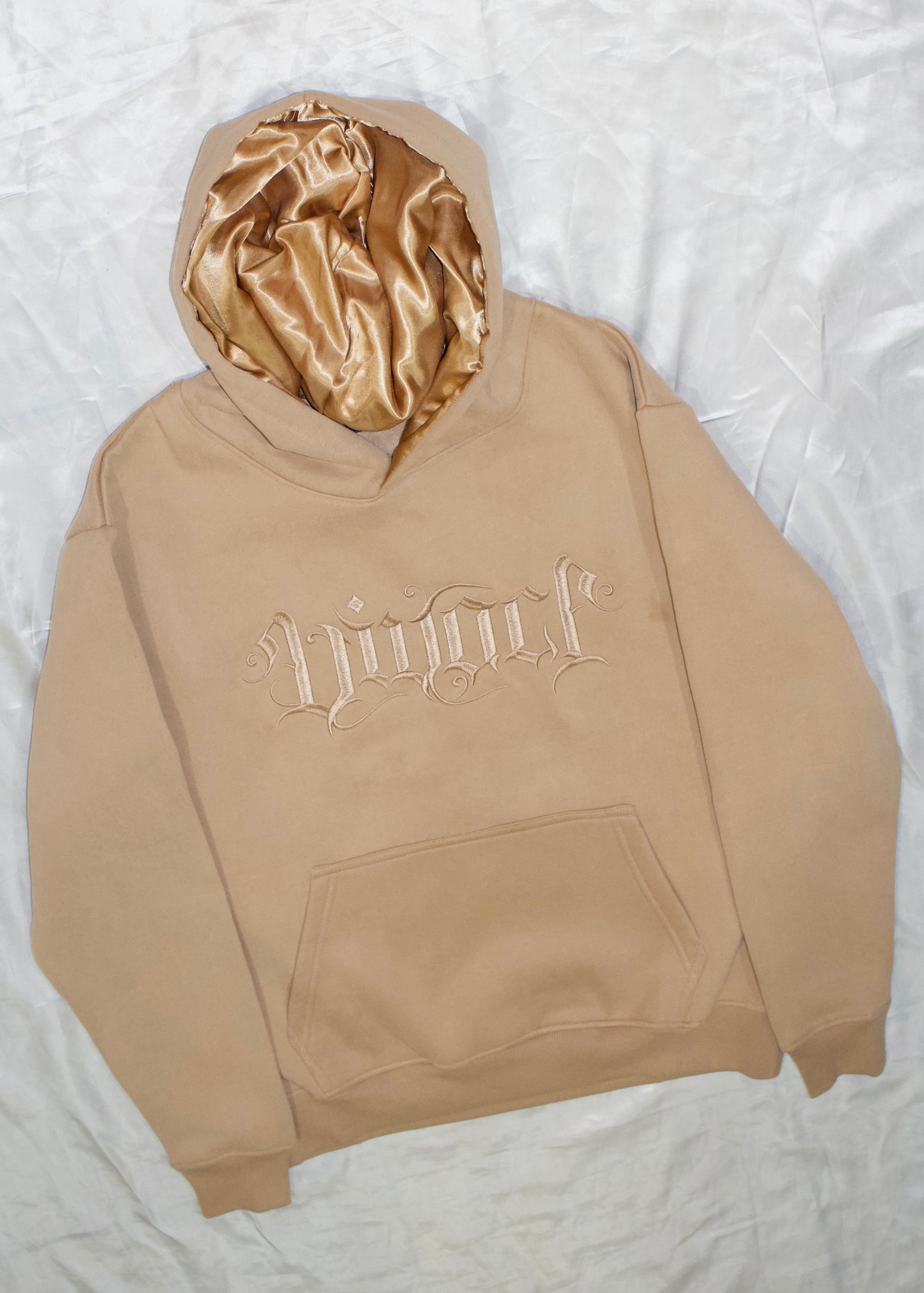 Euphoric Collection: Golden Brown Embroidered Hoodie – VIVACI