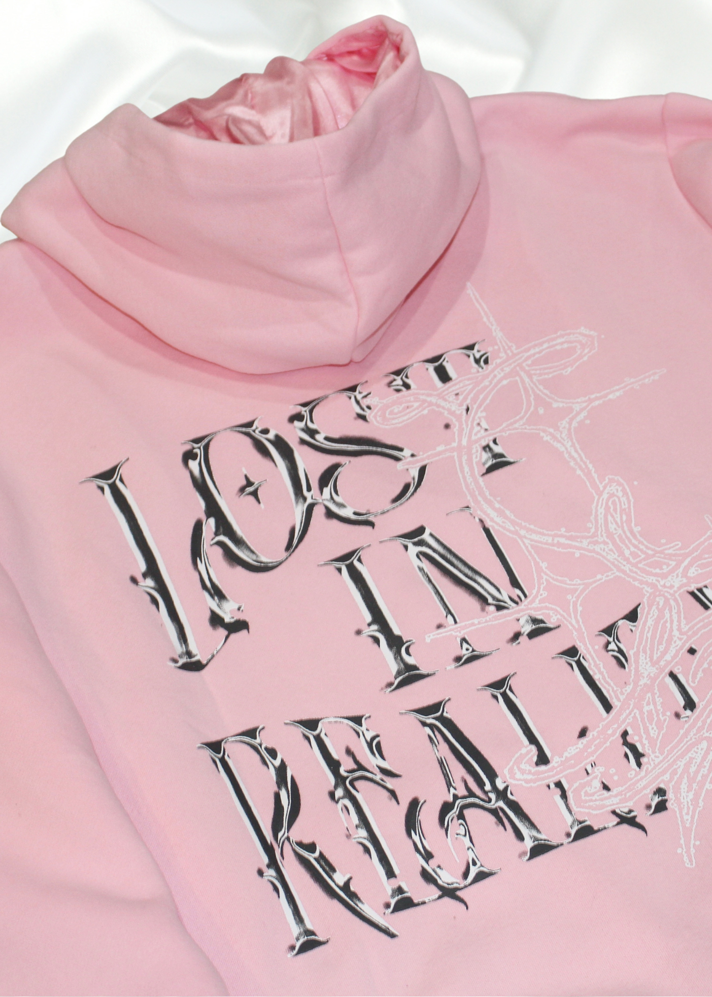 Euphoric Collection: Pink Embroidered Hoodie
