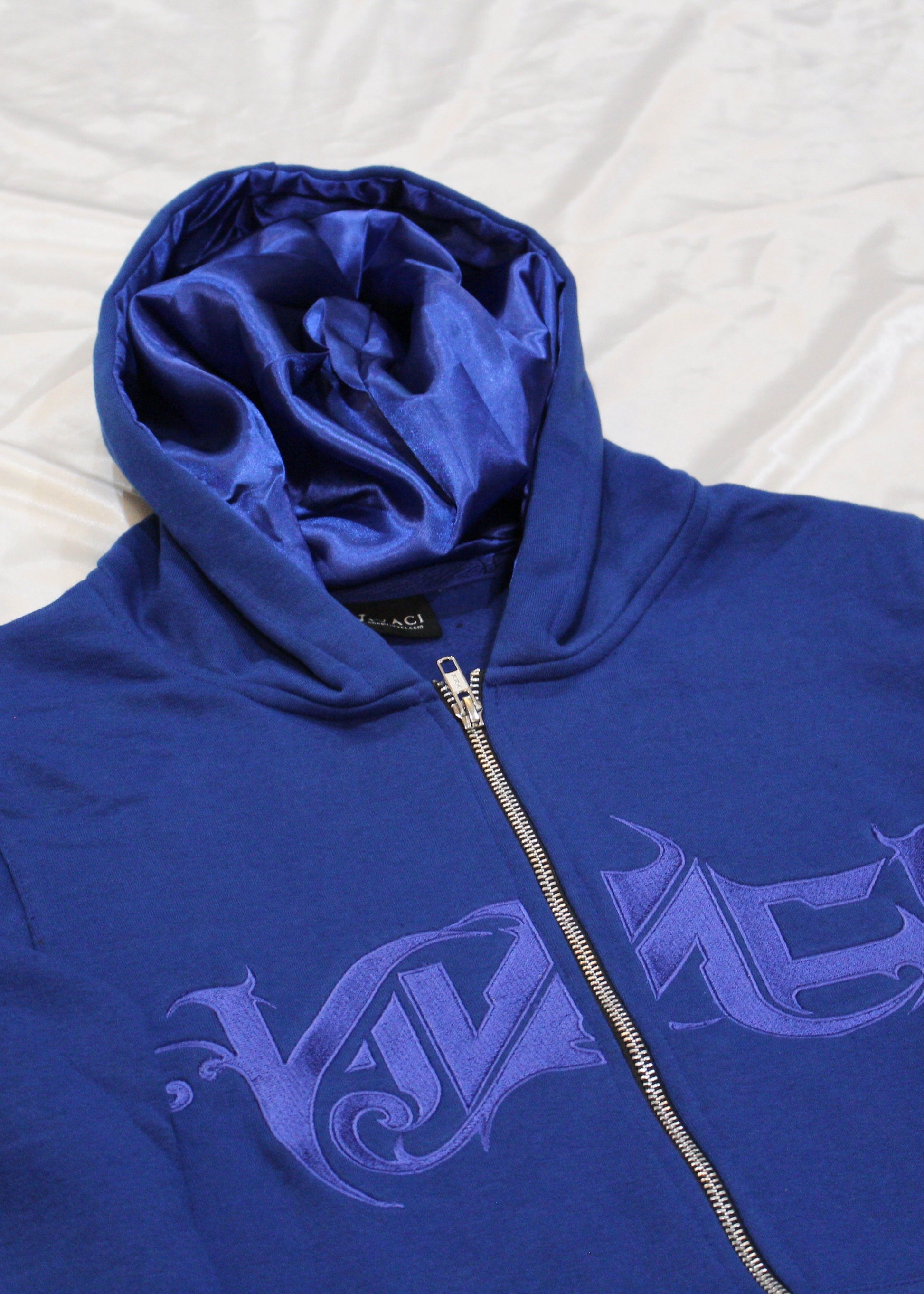 Allure Collection: Blue Zip Up Hoodie – VIVACI